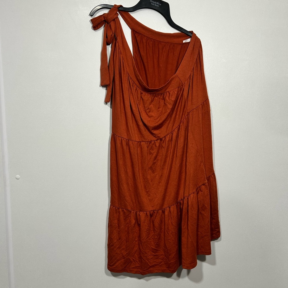 Kirundo One Shoulder Tie 30% Viscose Women’s Dress Size M